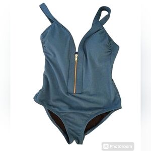KONA SOL one piece swimsuit.  Womens.   Size Medium.  Color Blue.